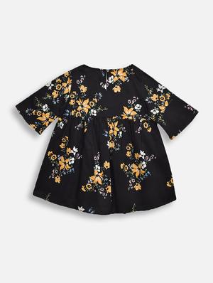 black rayon frock - 16914147 - Standard Image - 2