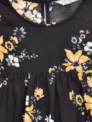 black rayon frock - 16914147 - Standard Image - 3