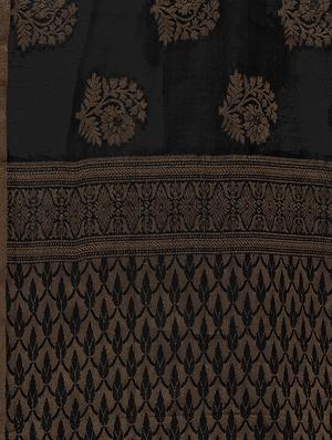 floral woven saree with blouse - 16915136 - Standard Image - 4