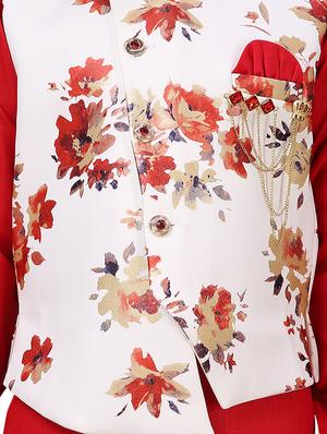 red cotton kurta sets - 16915159 - Standard Image - 4