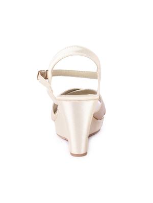 beige back strap wedges - 16915183 - Standard Image - 2