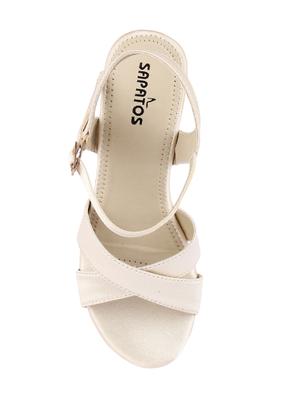 beige back strap wedges - 16915183 - Standard Image - 3