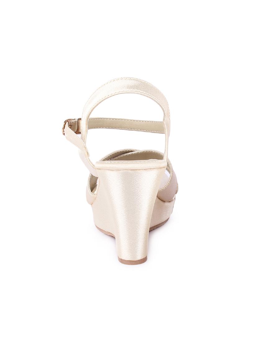 beige back strap wedges - 16915183 - Zoom Image - 2