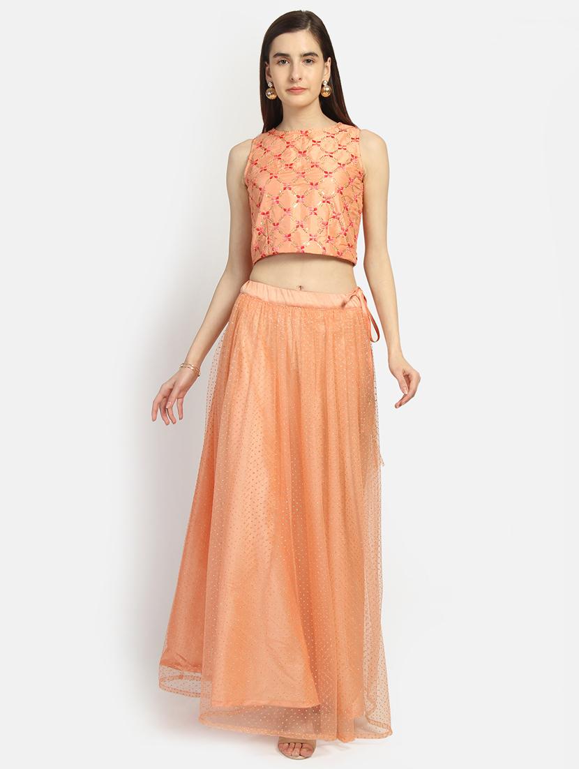 embellished flared skirt - 16915250 - Zoom Image - 4