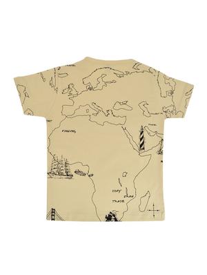 beige cotton t-shirt - 16915553 - Standard Image - 2