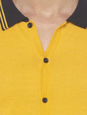 yellow color block t-shirt - 16915560 - Standard Image - 5