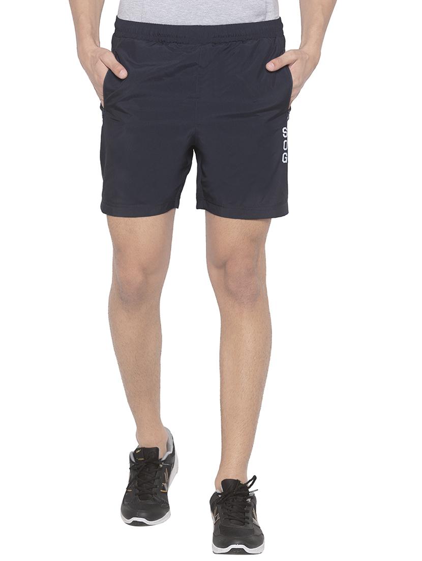 navy blue printed shorts - 16915594 - Zoom Image - 1