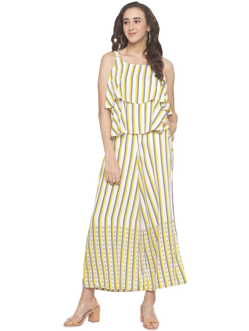 mid rise stripes palazzo - 16915622 - Zoom Image - 4
