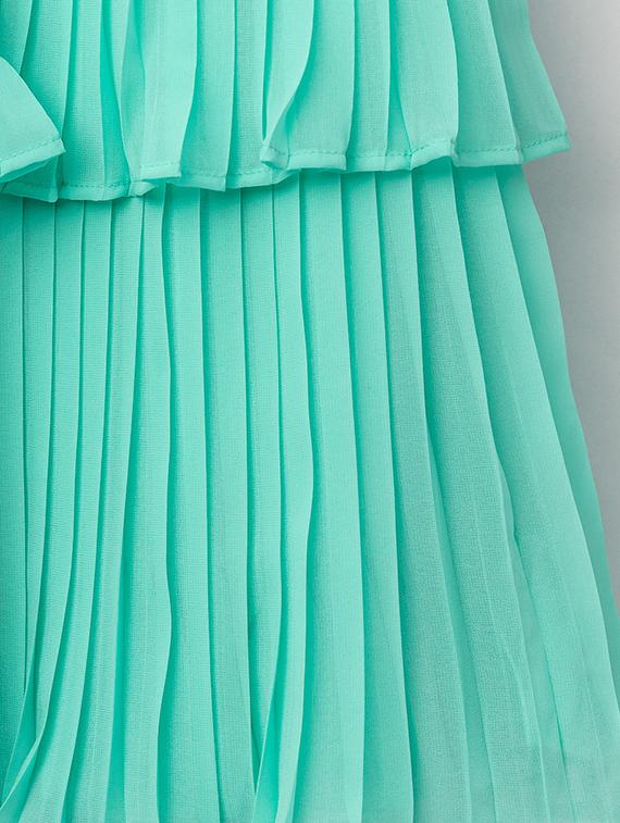 green polyester frock - 16915955 - Zoom Image - 3