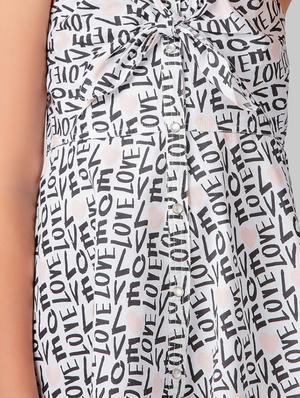 white cotton frock - 16915965 - Standard Image - 4