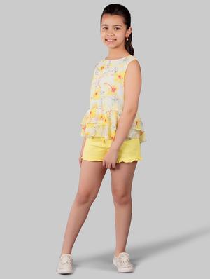 yellow polyester regular top - 16915979 - Standard Image - 2