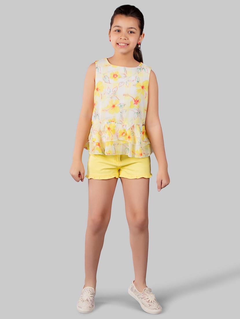 yellow polyester regular top - 16915979 - Zoom Image - 1