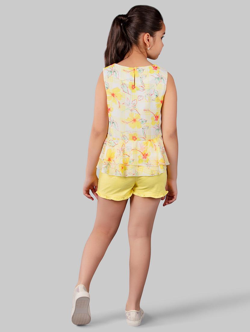 yellow polyester regular top - 16915979 - Zoom Image - 3