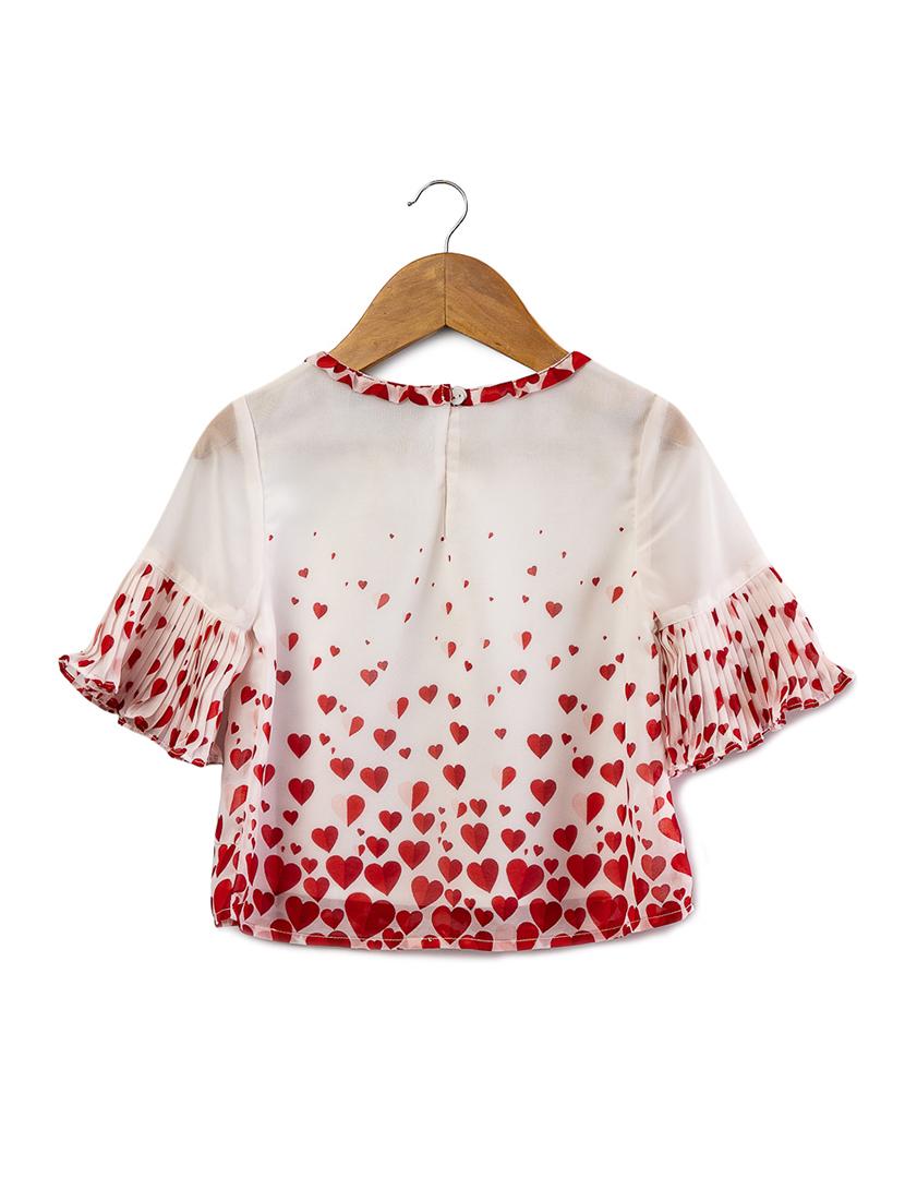 white polyester regular top - 16915985 - Zoom Image - 2
