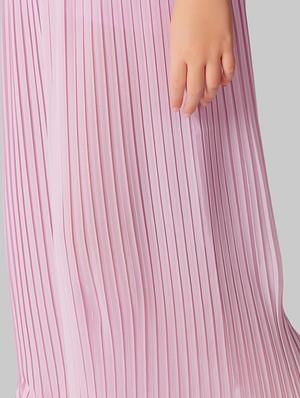 pink polyester palazzo trouser - 16915988 - Standard Image - 3