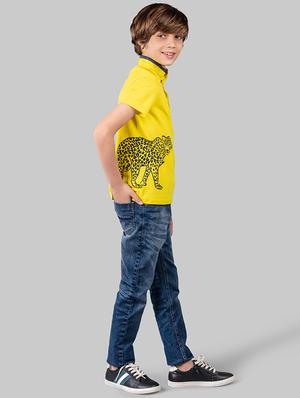yellow cotton t-shirt - 16916021 - Standard Image - 2