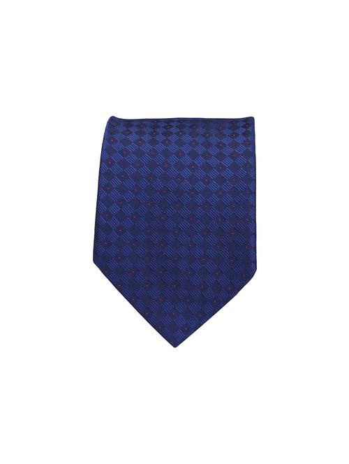 blue micro fiber tie - 16916122 - Standard Image - 1