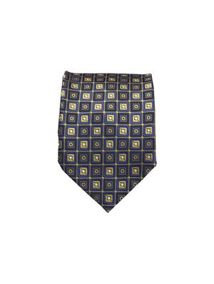 blue and yellow micro fiber tie - 16916126 - Standard Image - 2