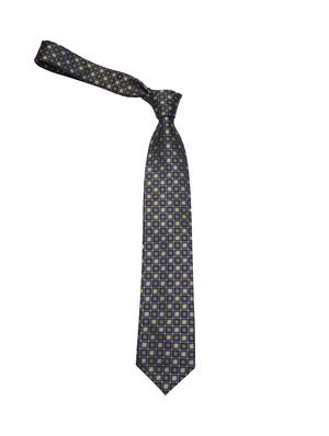 blue and yellow micro fiber tie - 16916126 - Standard Image - 3