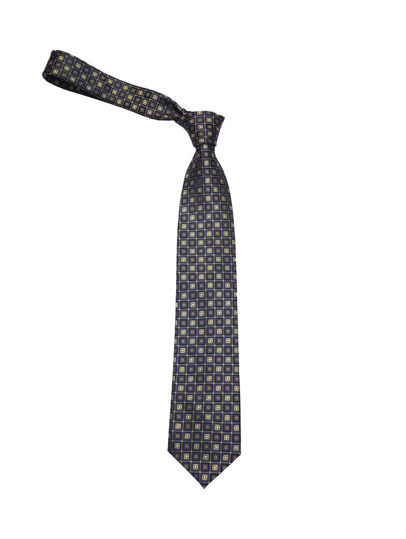 blue and yellow micro fiber tie - 16916126 - Zoom Image - 3