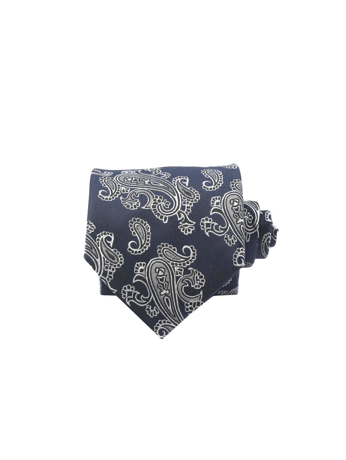 blue and white micro fiber tie - 16916148 - Zoom Image - 2