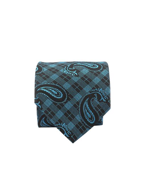 turquoise blue micro fiber tie - 16916160 - Standard Image - 1