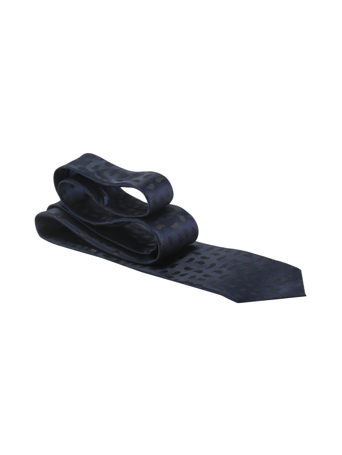 navy blue micro fiber tie - 16916162 - Zoom Image - 2