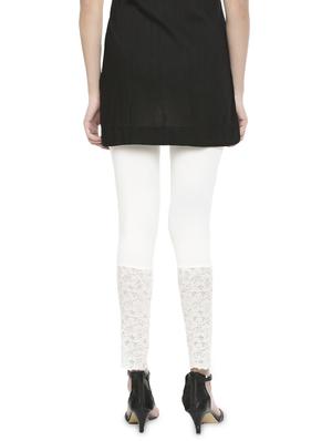 white viscose leggings - 16916691 - Standard Image - 3