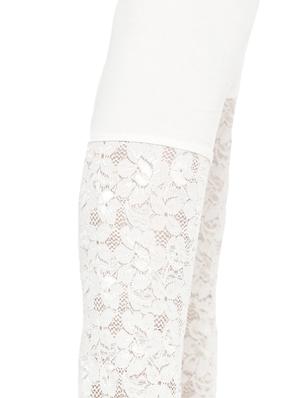 white viscose leggings - 16916691 - Standard Image - 5