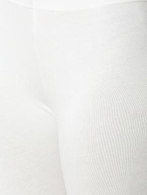 white cotton leggings - 16916693 - Standard Image - 5