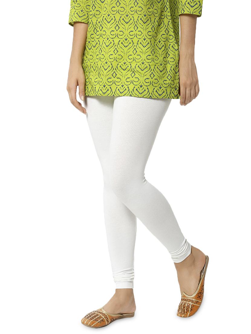 white cotton leggings - 16916693 - Zoom Image - 2