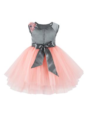 orange net frock - 16917076 - Standard Image - 2