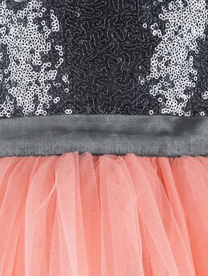 orange net frock - 16917076 - Standard Image - 3