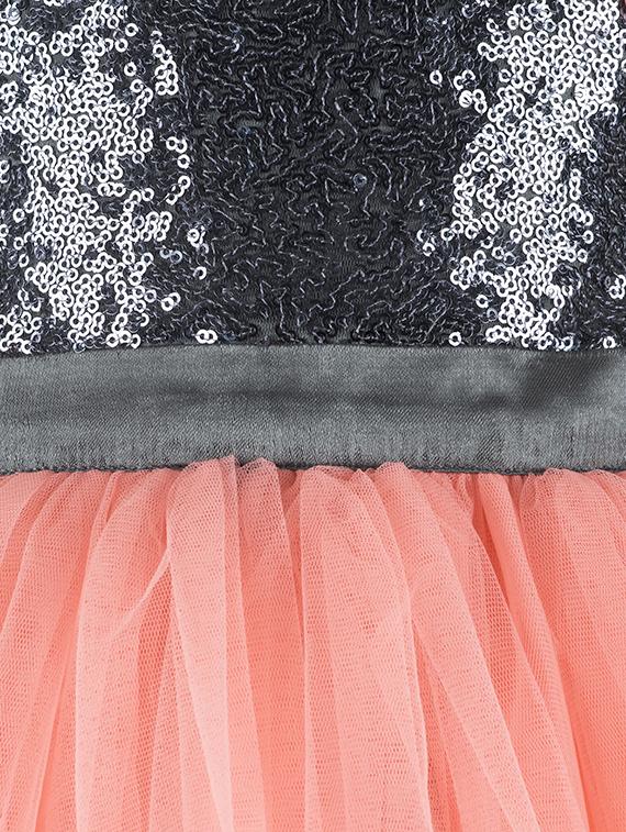 orange net frock - 16917076 - Zoom Image - 3