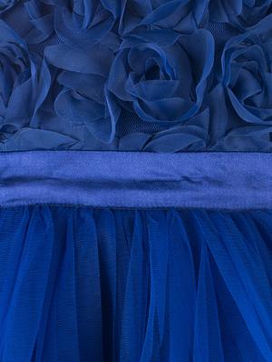 blue net frock - 16917081 - Standard Image - 3