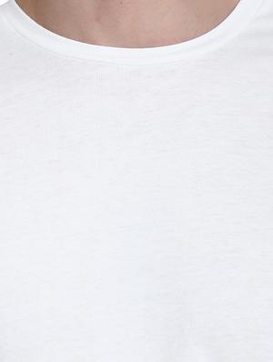white solid t-shirt - 16917333 - Standard Image - 5
