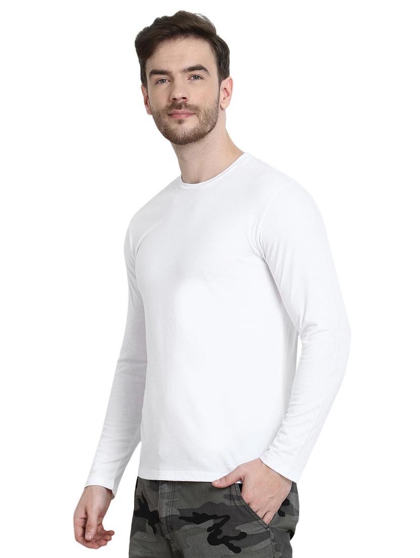 white solid t-shirt - 16917333 - Zoom Image - 2