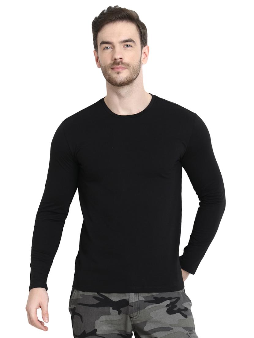 black solid t-shirt - 16917334 - Zoom Image - 1