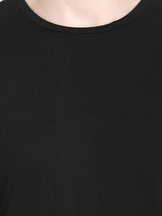 black solid t-shirt - 16917334 - Zoom Image - 5