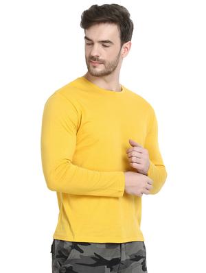 yellow solid t-shirt - 16917338 - Standard Image - 2