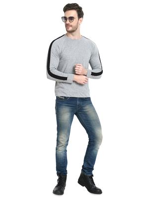 grey taped raglan t-shirt - 16917341 - Standard Image - 4