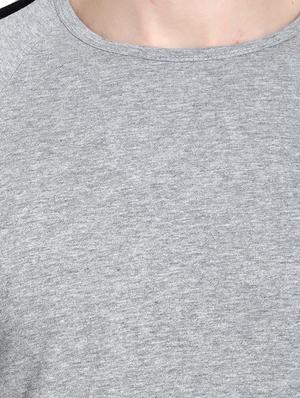 grey taped raglan t-shirt - 16917341 - Standard Image - 5