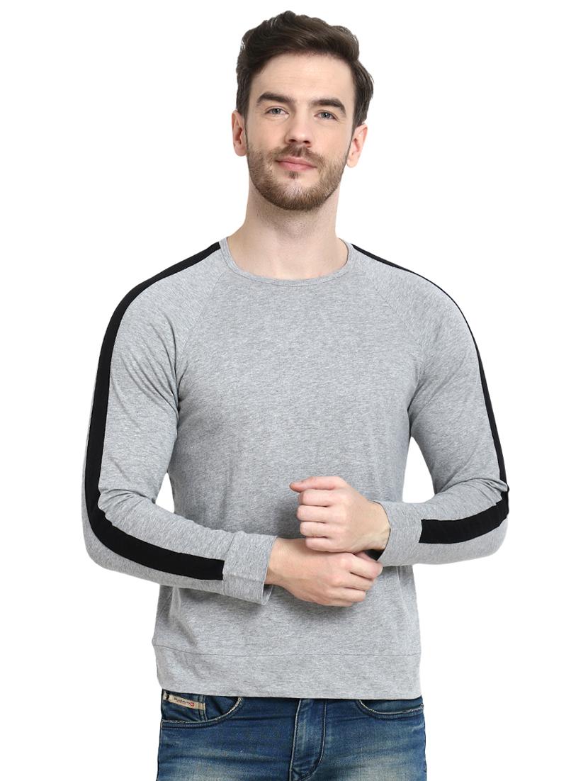 grey taped raglan t-shirt - 16917341 - Zoom Image - 1