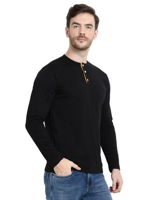 black solid t-shirt - 16917344 - Standard Image - 2