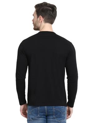 black solid t-shirt - 16917344 - Standard Image - 3