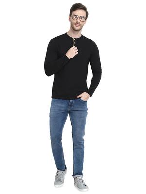 black solid t-shirt - 16917344 - Standard Image - 4