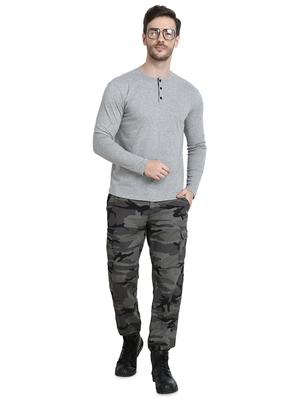 grey solid t-shirt - 16917345 - Standard Image - 4