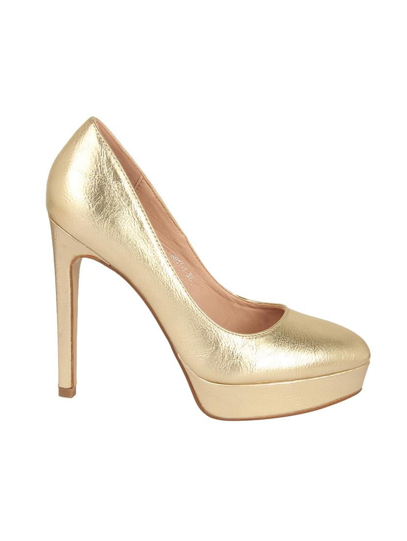 gold slip on pumps - 16918107 - Zoom Image - 2