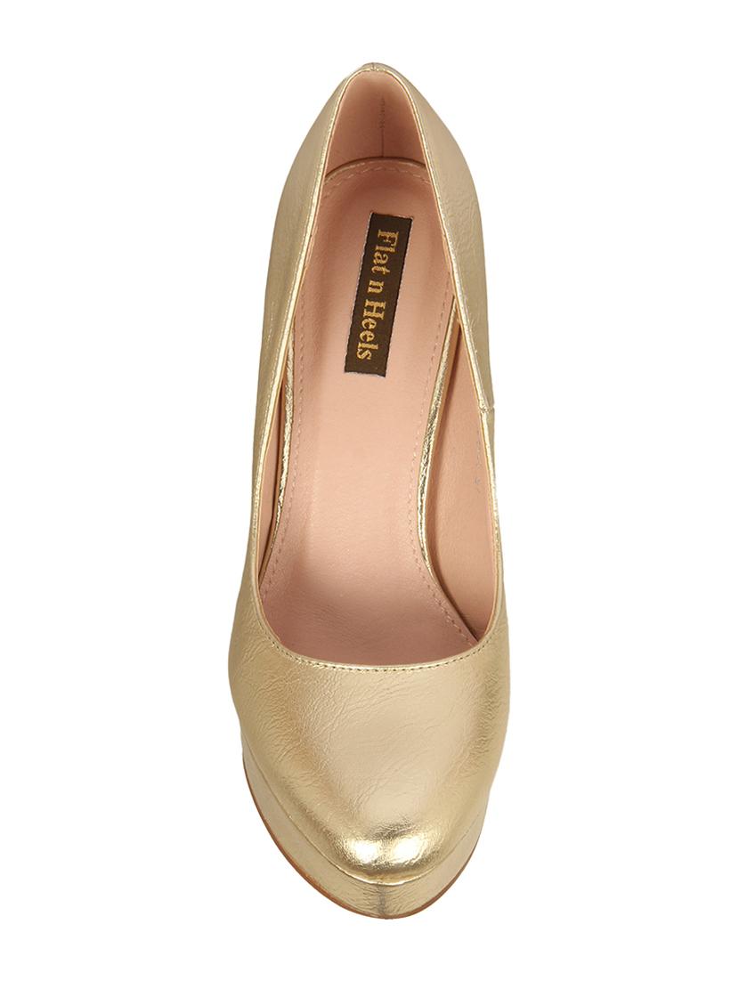 gold slip on pumps - 16918107 - Zoom Image - 5