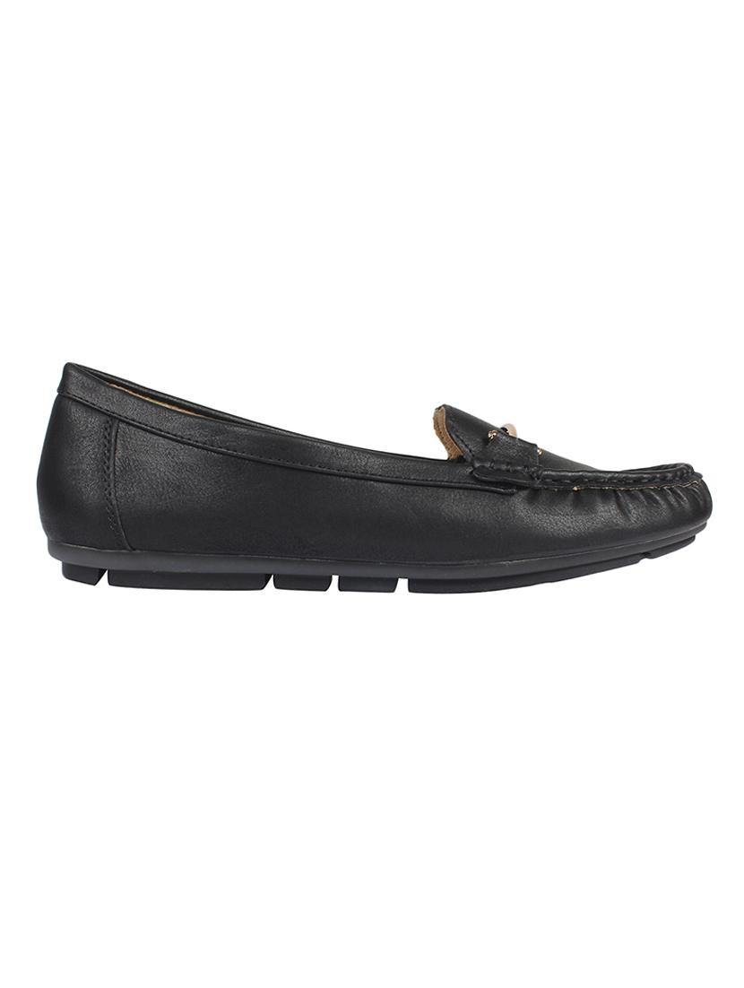 black slip on loafers - 16918126 - Zoom Image - 2